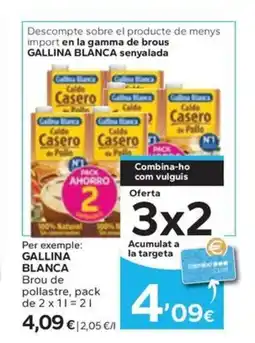 Caprabo GALLINA BLANCA Brou de pollastre oferta
