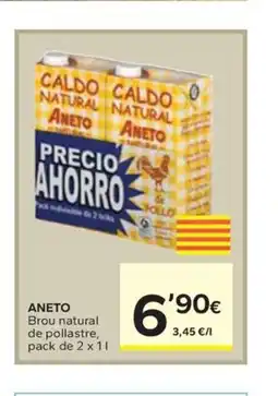 Caprabo ANETO Brou natural de pollastre oferta