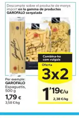 Caprabo GAROFALO Espaguetis oferta