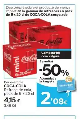 Caprabo COCA-COLA Refresc de cola oferta