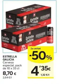 Caprabo ESTRELLA GALICIA Cervesa especial oferta