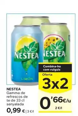 Caprabo NESTEA Gamma de refrescos de te de oferta