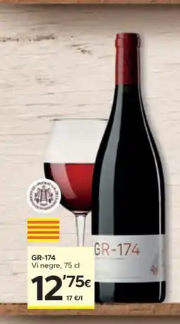 Caprabo GR-174 Vi negre oferta