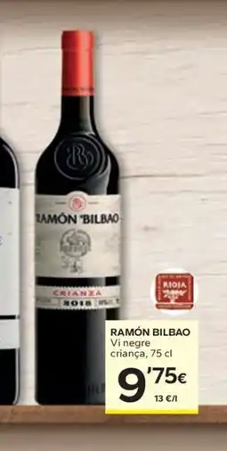 Caprabo RAMÓN BILBAO Vi negre criança oferta