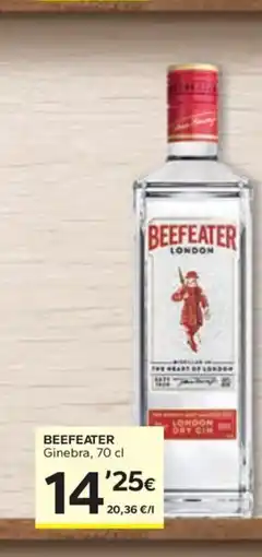 Caprabo BEEFEATER Ginebra oferta