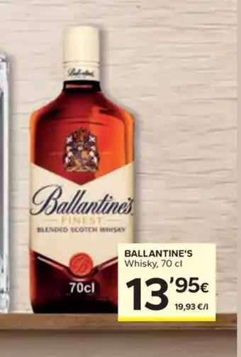 Caprabo BALLANTINE'S Whisky oferta