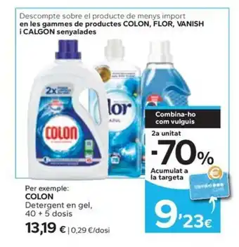 Caprabo COLON Detergent en gel oferta