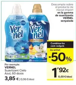 Caprabo VERNEL Suavitzant Cielo Azul, 60 dosis oferta