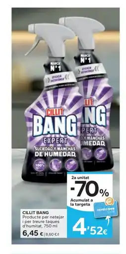 Caprabo CILLIT BANG Producte per netejar i per treure taques d'humitat oferta