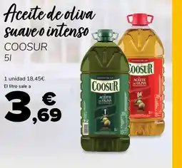 Supeco COOSUR Aceite de oliva suave o intenso oferta