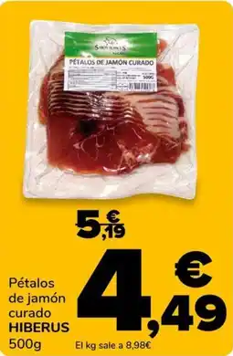 Supeco HIBERUS Pétalos de jamón curado oferta