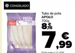 Supeco APOLO Tubo de pota oferta