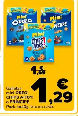 Supeco OREO, CHIPS AHOY! PRÍNCIPE Galletas mini oferta