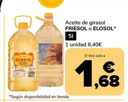 Supeco FRIESOL O ELOSOL Aceite de girasol oferta