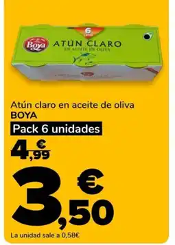 Supeco BOYA Atún claro en aceite de oliva oferta