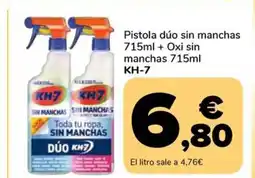 Supeco KH-7 Pistola dúo sin manchas 715ml + Oxi sin manchas oferta