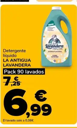 Supeco LA ANTIGUA LAVANDERA Detergente líquido oferta