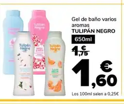 Supeco TULIPÁN NEGRO Gel de baño varios oferta