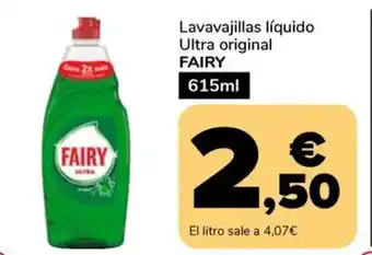 Supeco FAIRY Lavavajillas líquido Ultra original oferta