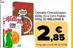Supeco KELLOGG'S Cereales Chocokrispies oferta