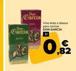 Supeco DON GARCÍA Vino tinto o blanco para cocinar oferta