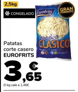 Supeco EUROFRITS Patatas corte casero oferta