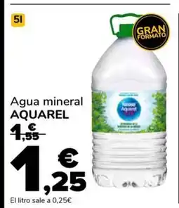 Supeco AQUAREL Agua mineral oferta