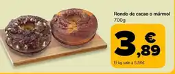 Supeco Rondo de cacao o mármol oferta