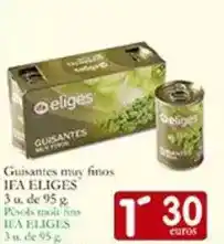 Supermercados Bip Bip Ifa eliges - guisantes muy finos oferta