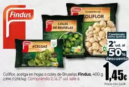 Unide Market Findus - coliflor, acelga en hojas o coles de bruselas oferta