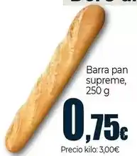 Unide Market Alimerka - barra pan supreme oferta