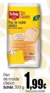 Unide Market Schär - pan de molde clasico oferta