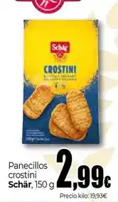 Unide Market Schär - panecillos crostini oferta