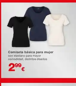 KIK Camiseta básica para mujer oferta