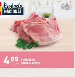 Coviran Chuleta de /kilo lomo de cerdo oferta