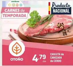 Coviran Chuleta de cabezada de cerdo oferta