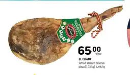 Coviran EL CHATO Jamón serrano reserva pieza oferta