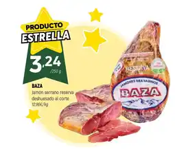 Coviran BAZA Jamón serrano reserva deshuesado al corte oferta