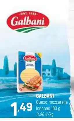 Coviran GALBANI Queso mozzarella lonchas oferta