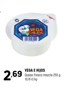 Coviran VEGA E HIJOS Queso fresco mezcla oferta