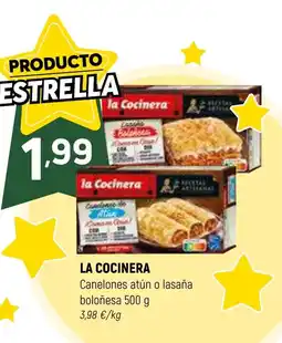 Coviran LA COCINERA Canelones atún o lasaña boloñesa oferta