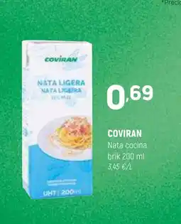 Coviran COVIRAN Nata cocina oferta