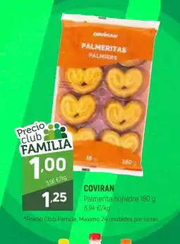 Coviran COVIRAN Palmerita hojaldre oferta