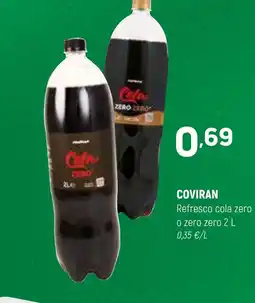 Coviran COVIRAN Refresco cola zero o zero zero oferta