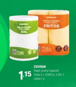 Coviran COVIRAN Papel cocina Especial fritos oferta