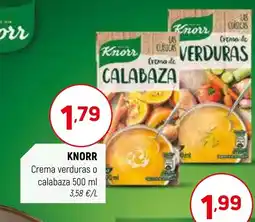 Coviran KNORR Crema verduras o calabaza oferta