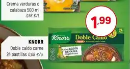 Coviran KNORR Doble caldo carne oferta