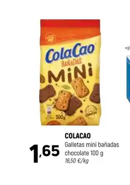 Coviran COLACAO Galletas mini bañadas chocolate oferta