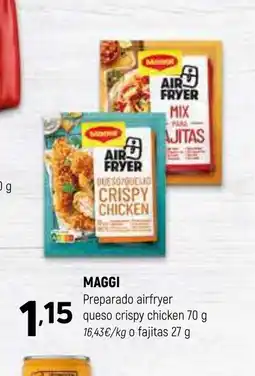 Coviran MAGGI Preparado airfryer queso crispy chicken oferta