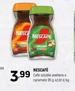 Coviran NESCAFÉ Café soluble avellana o caramelo oferta